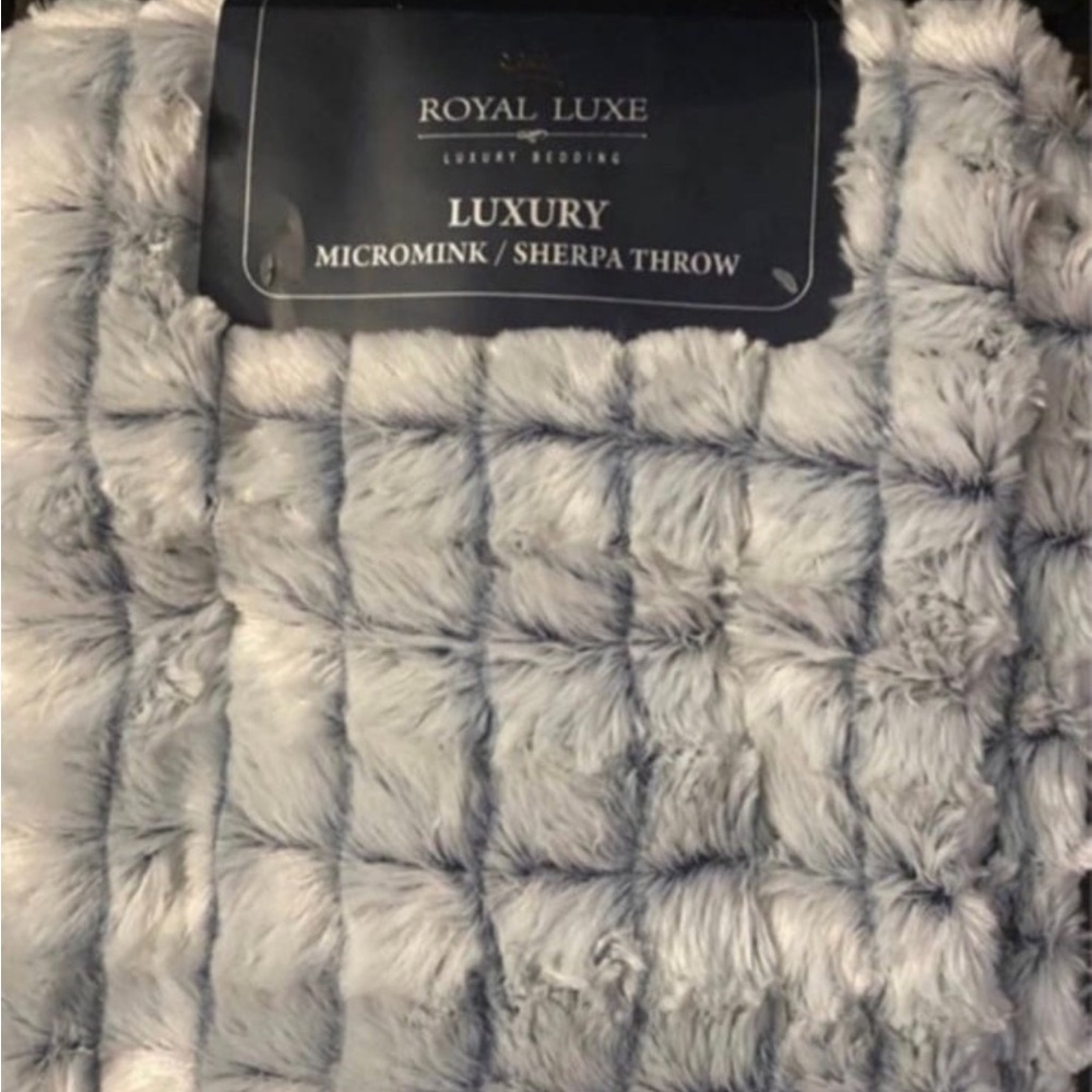 Blue Throw Blanket 50x60